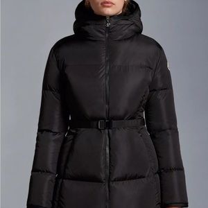 Moncler Sirli Jacket Size 00/XS Black Brand New